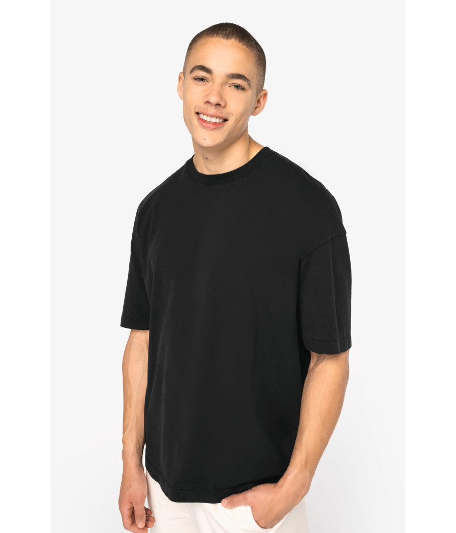 T-shirt écoresponsable oversize délavé homme