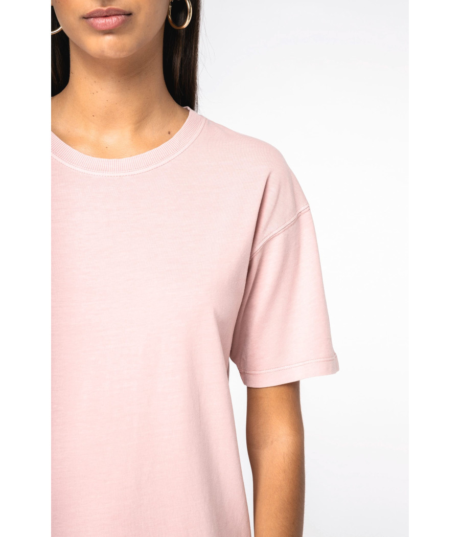 Robe t-shirt écoresponsable délavée femme