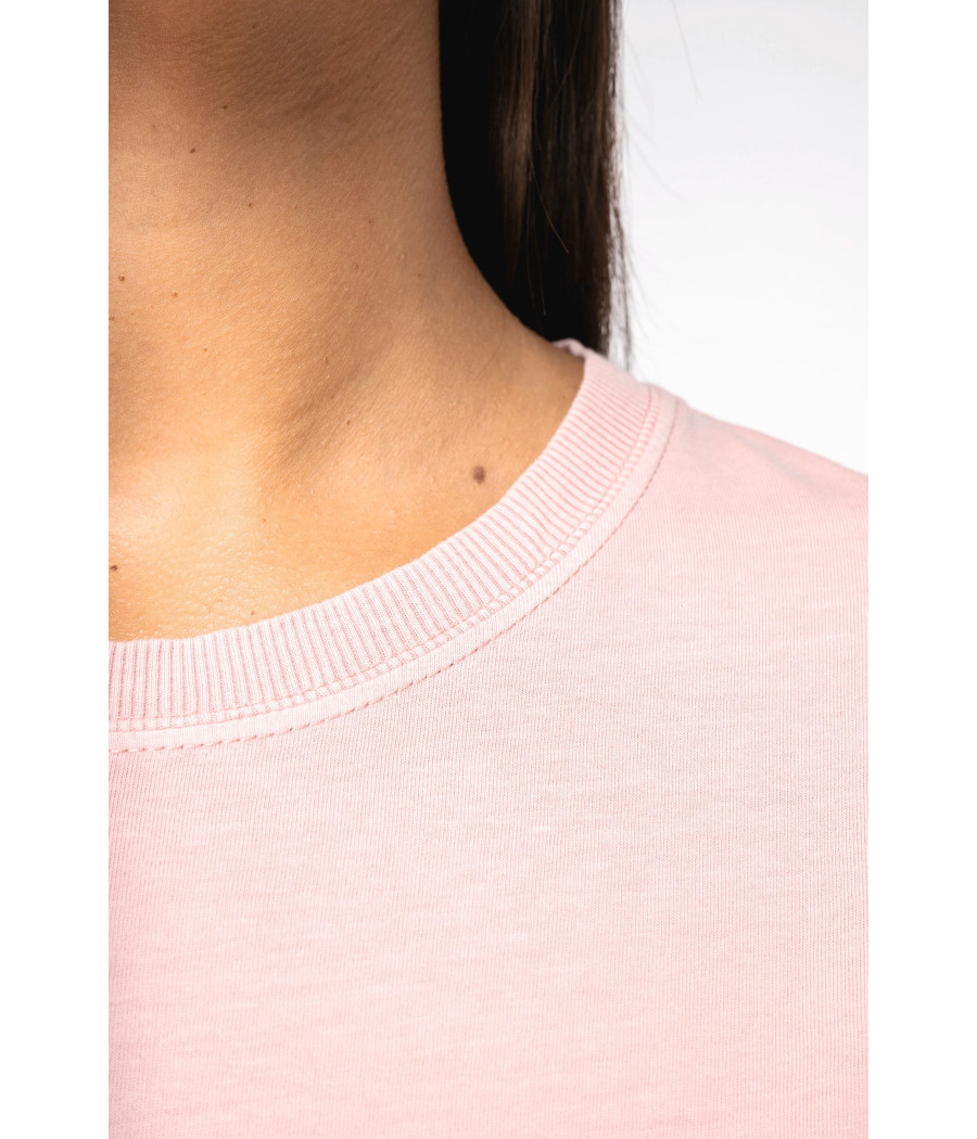 Robe t-shirt écoresponsable délavée femme