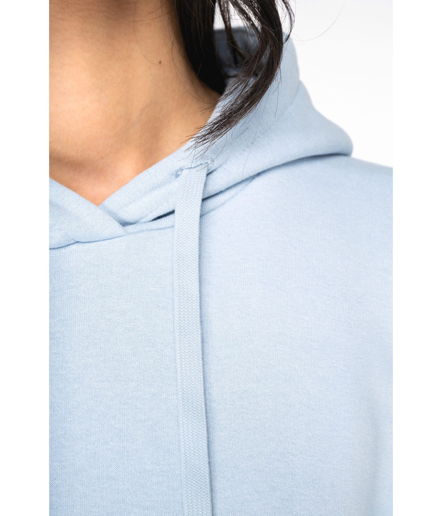 Robe sweat-shirt écoresponsable à capuche femme