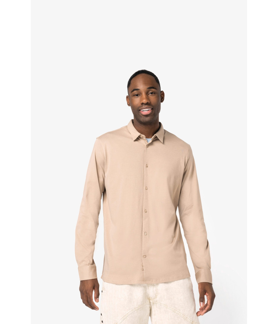 Chemise écoresponsable en jersey homme