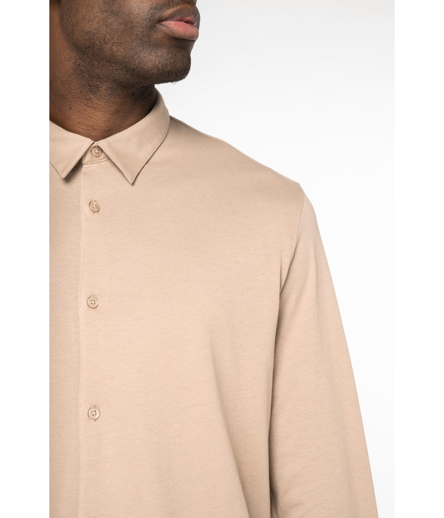 Chemise écoresponsable en jersey homme