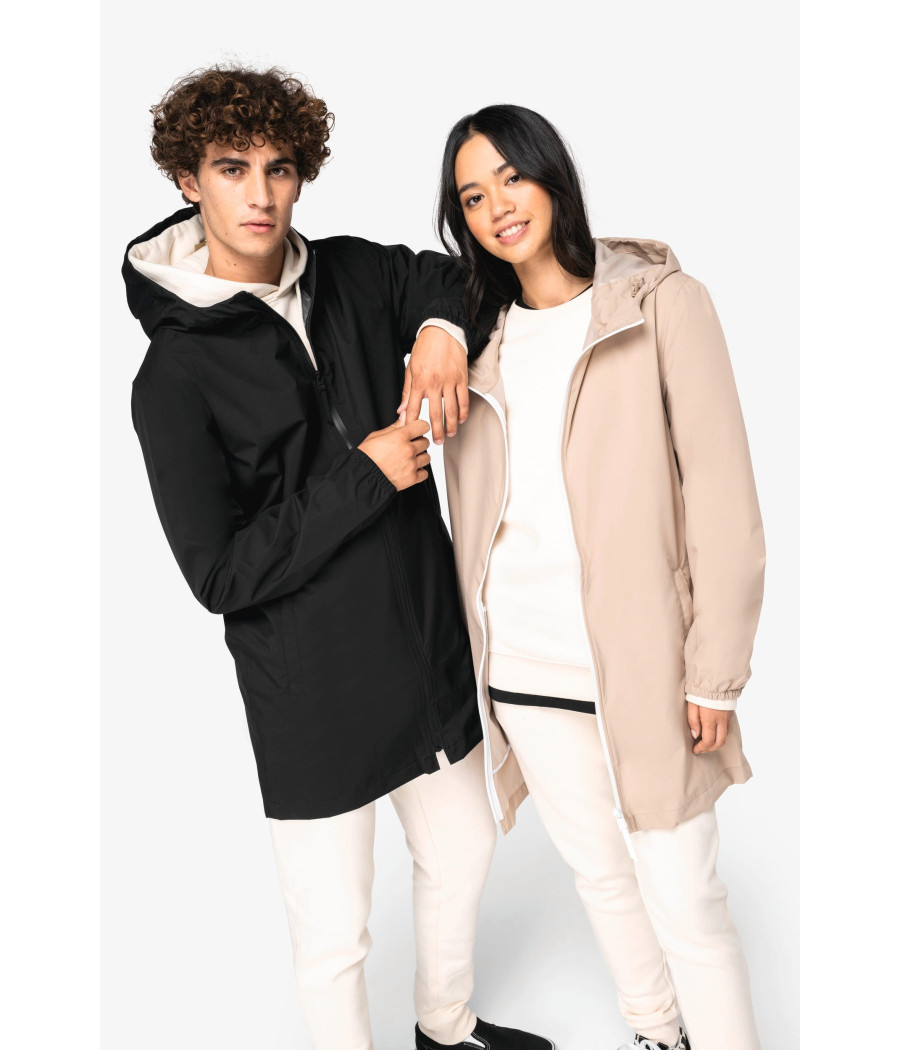 Veste écoresponsable imperméable unisexe