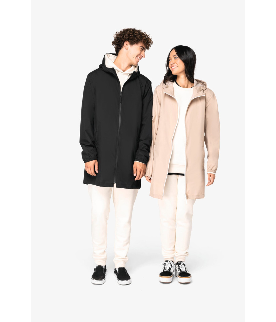 Veste écoresponsable imperméable unisexe