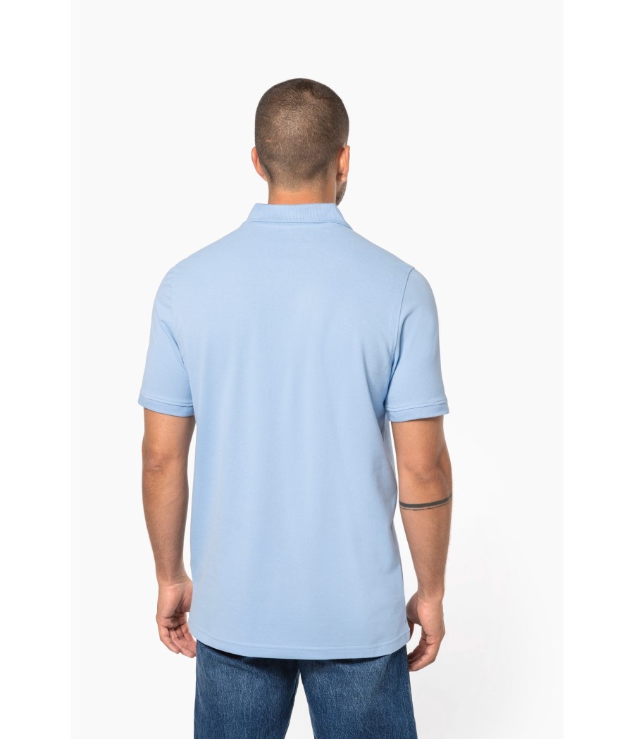 Polo piqué manches courtes homme