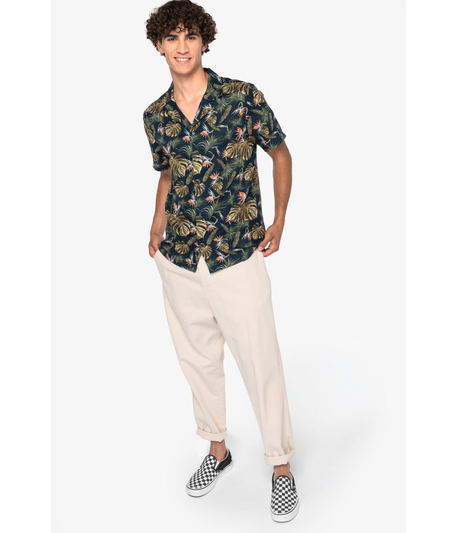 Chemise imprimé hawaïen homme
