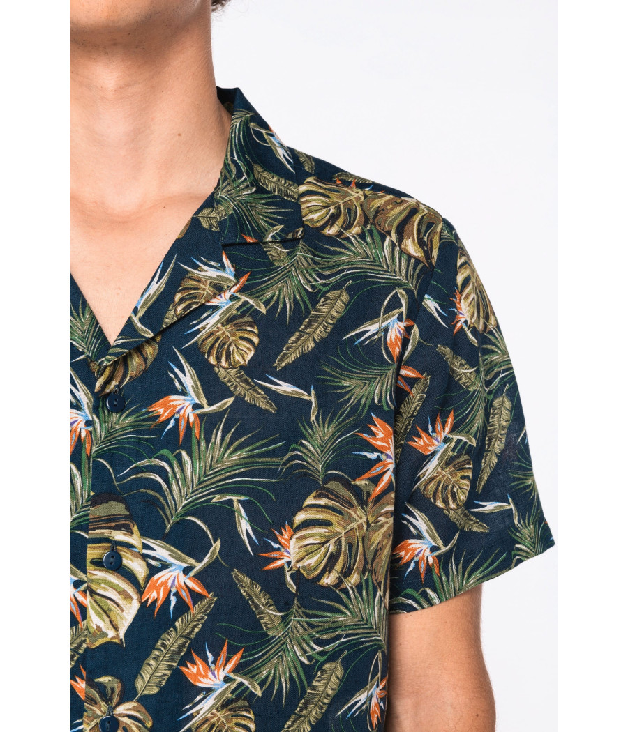 Chemise imprimé hawaïen homme