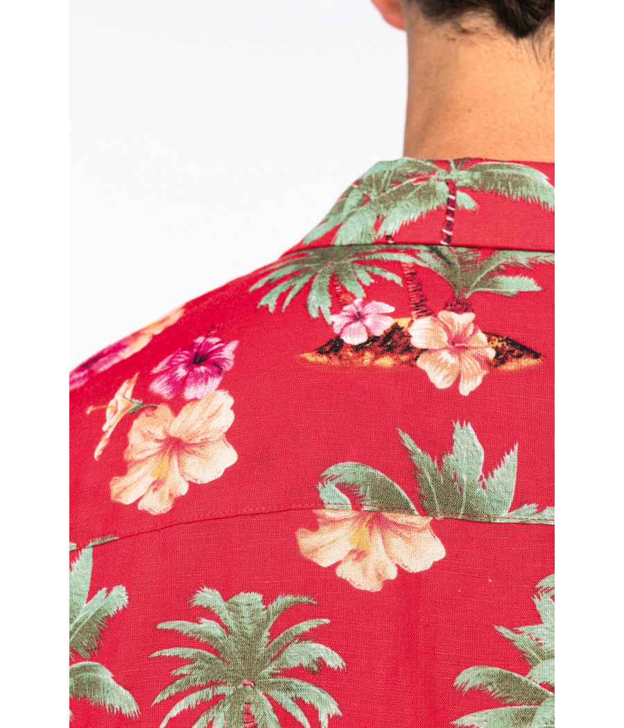 Chemise imprimé hawaïen homme