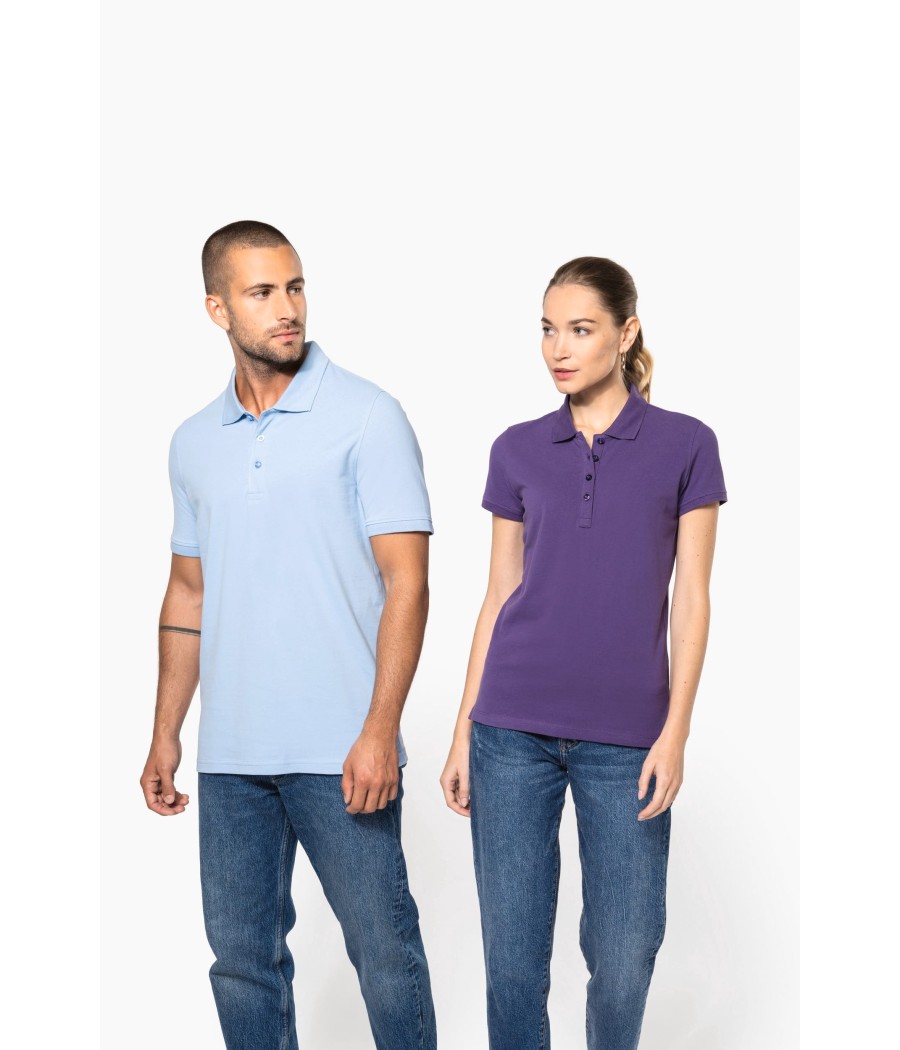 Polo piqué manches courtes homme