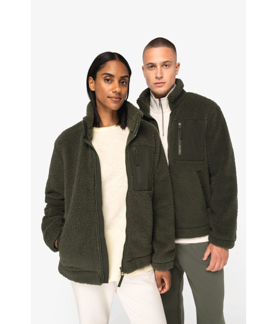 Veste écoresponsable en sherpa unisexe