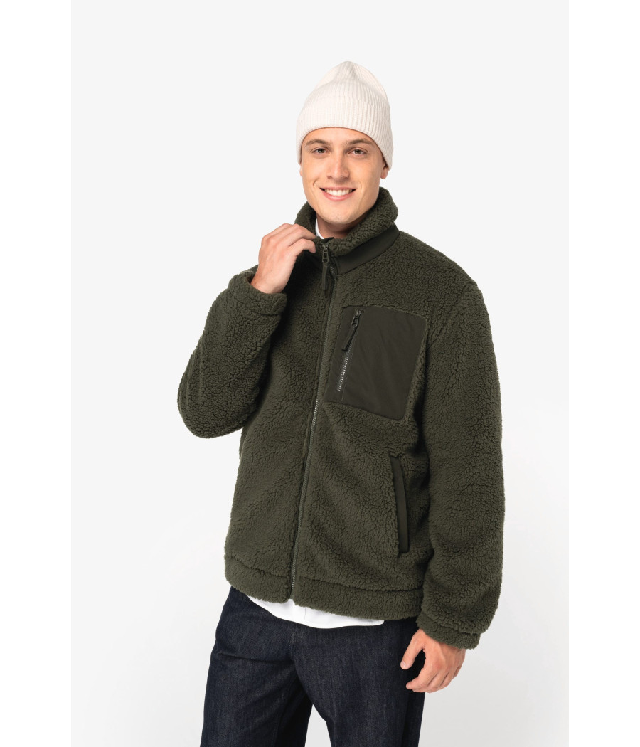 Veste écoresponsable en sherpa unisexe