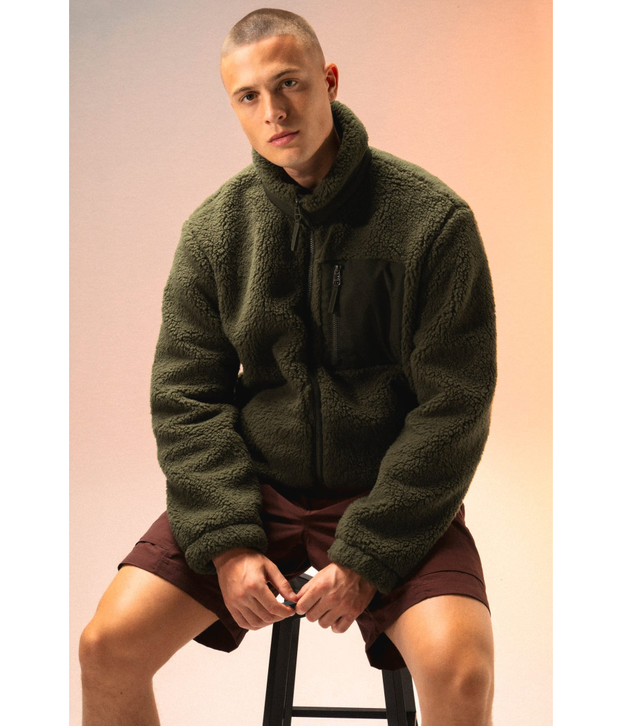 Veste écoresponsable en sherpa unisexe