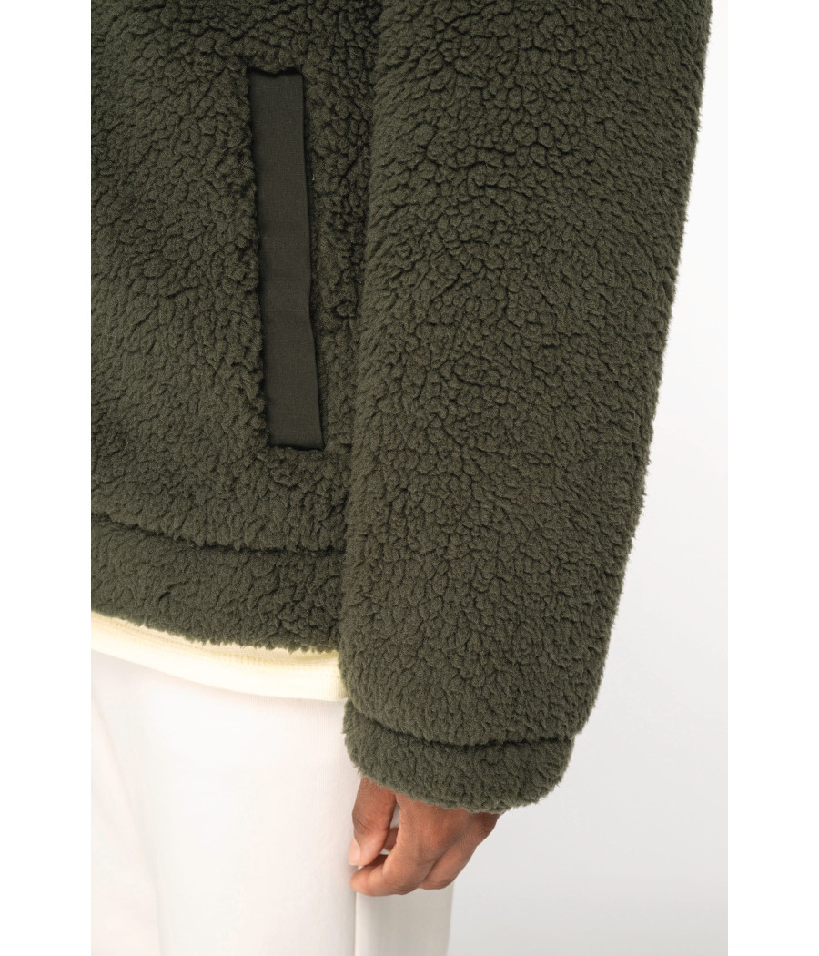 Veste écoresponsable en sherpa unisexe