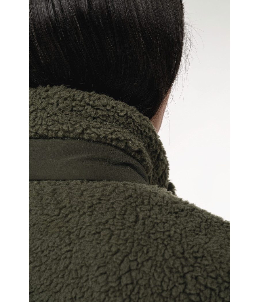 Veste écoresponsable en sherpa unisexe