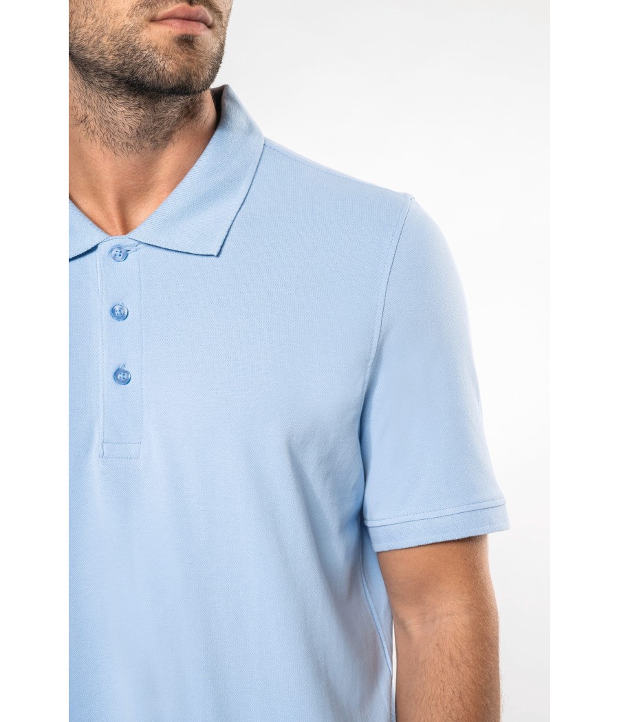 Polo piqué manches courtes homme