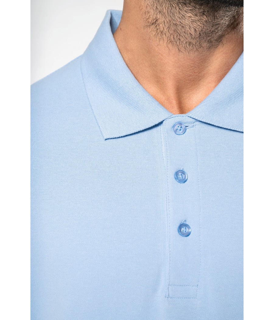 Polo piqué manches courtes homme