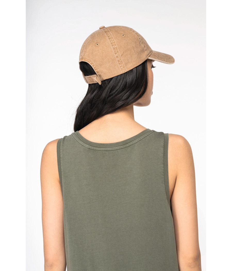 Robe écoresponsable délavée en jersey femme