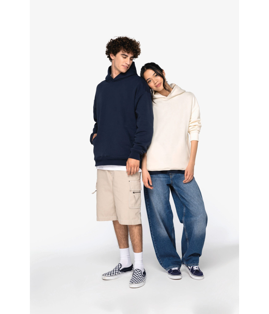 Sweat-shirt écoresponsable à capuche oversize unisexe