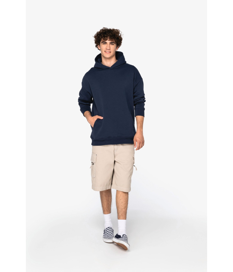 Sweat-shirt écoresponsable à capuche oversize unisexe