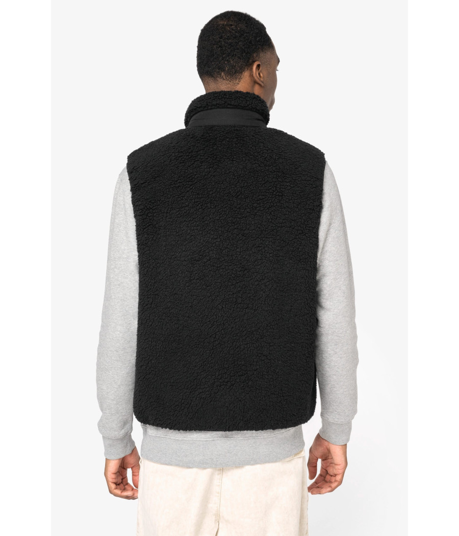 Bodywarmer écoresponsable en sherpa unisexe