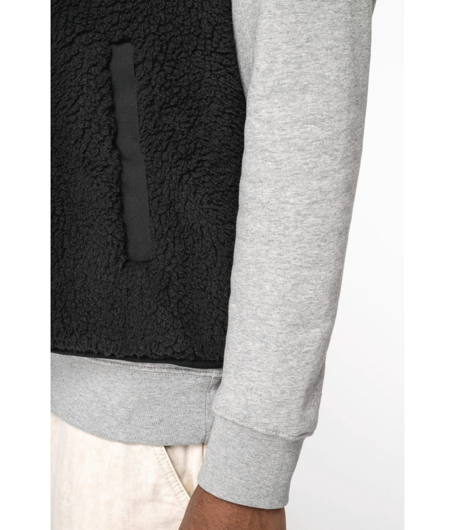 Bodywarmer écoresponsable en sherpa unisexe