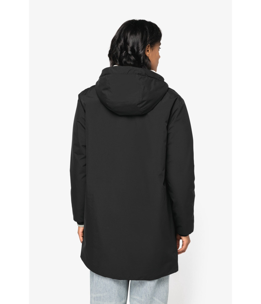 Veste écoresponsable imperméable doublée en sherpa unisexe