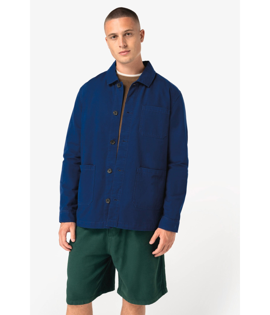 Veste worker écoresponsable délavée homme