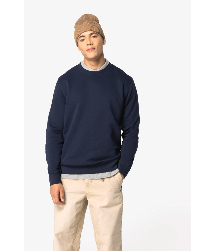 Sweat-shirt écoresponsable à col rond unisexe