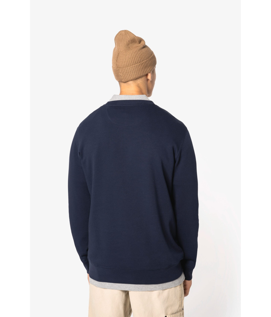 Sweat-shirt écoresponsable à col rond unisexe