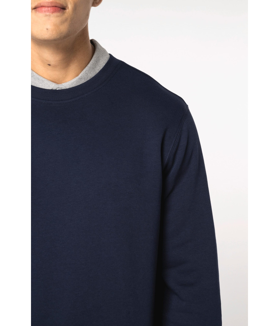 Sweat-shirt écoresponsable à col rond unisexe