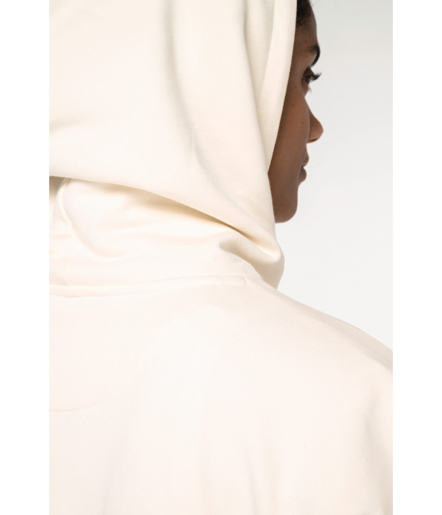 Sweat-shirt écoresponsable à capuche oversize sans manches French Terry femme
