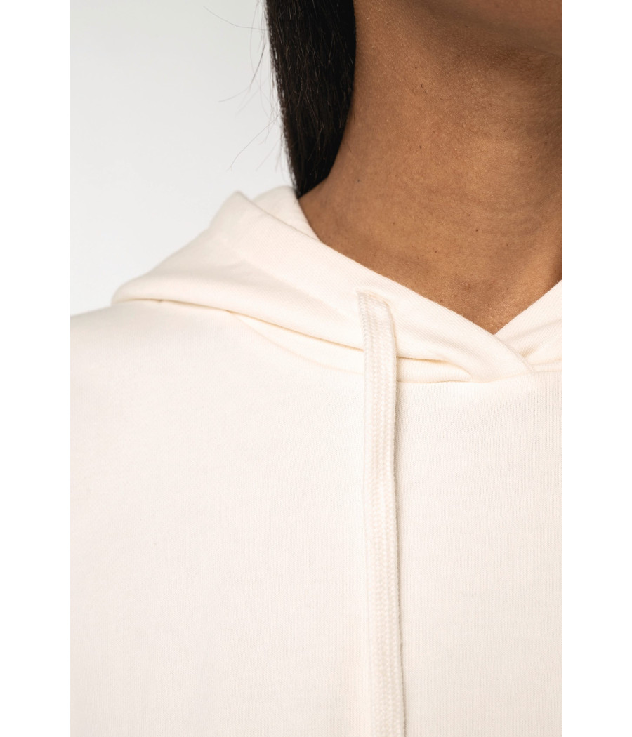 Sweat-shirt écoresponsable à capuche oversize sans manches French Terry femme