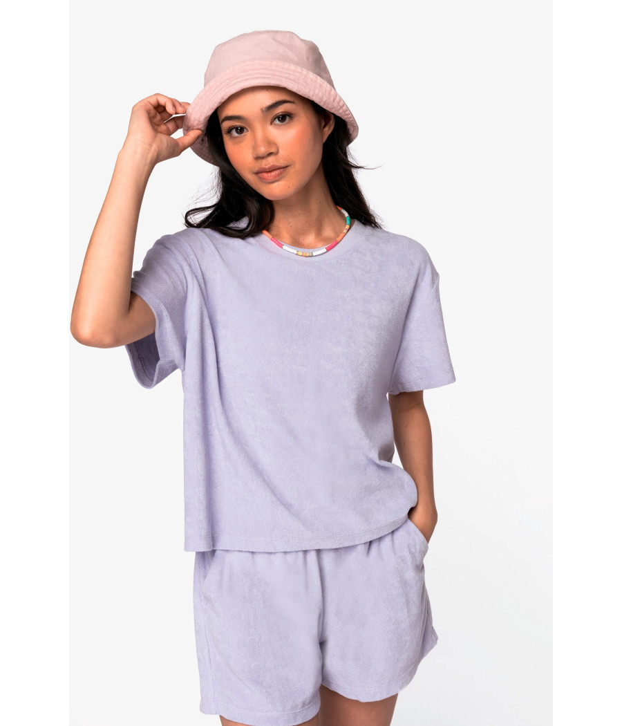 Short écoresponsable en éponge femme