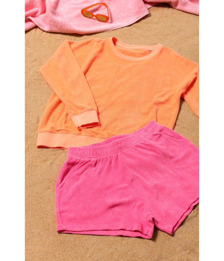 Short écoresponsable en éponge femme