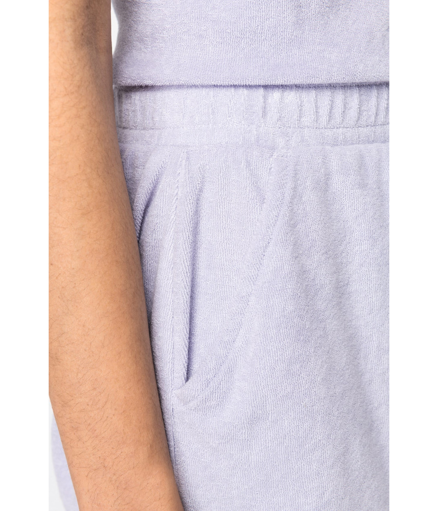 Short écoresponsable en éponge femme