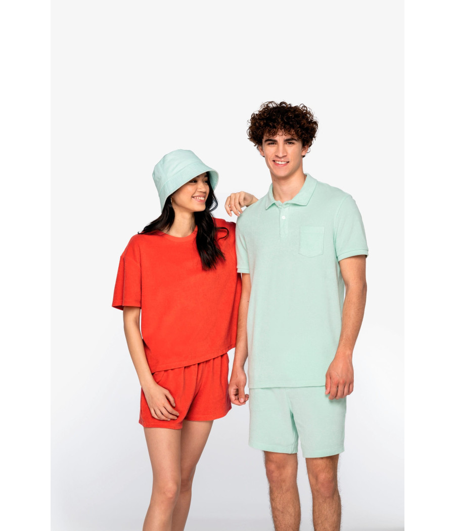 Short écoresponsable en éponge femme