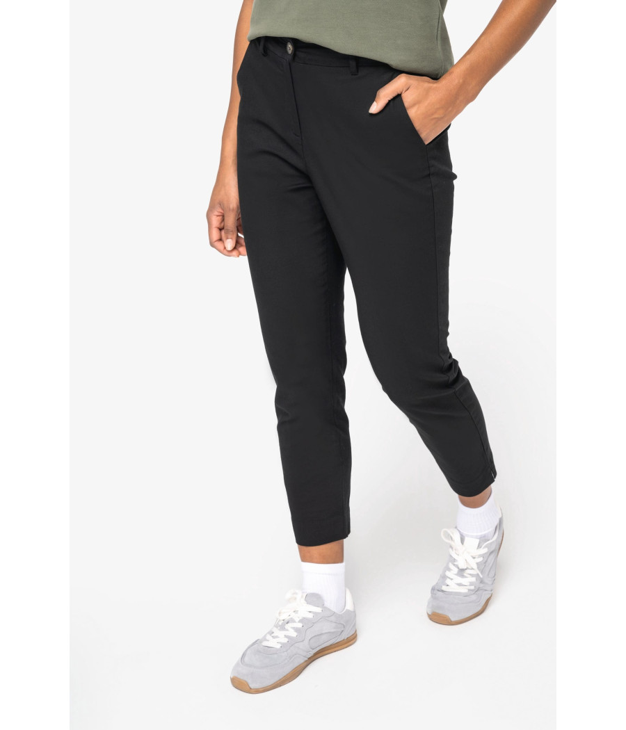 Pantalon chino 7/8 écoresponsable femme