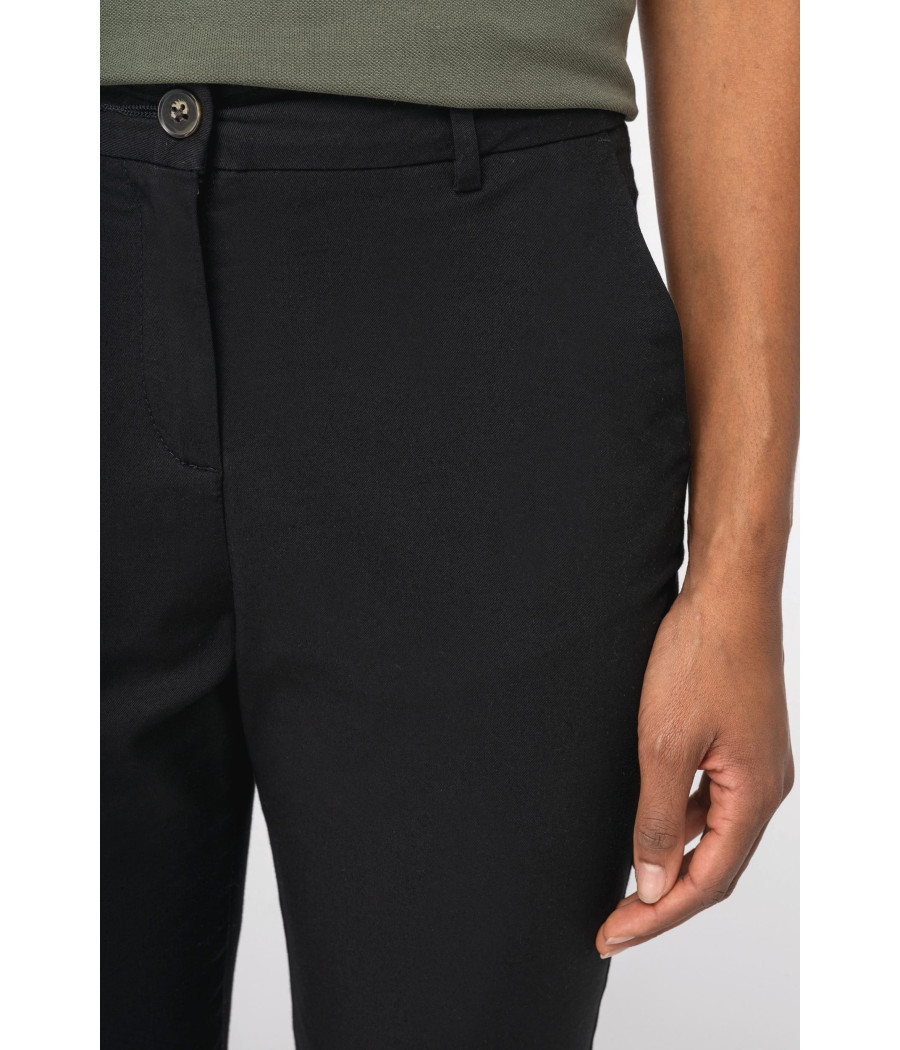 Pantalon chino 7/8 écoresponsable femme