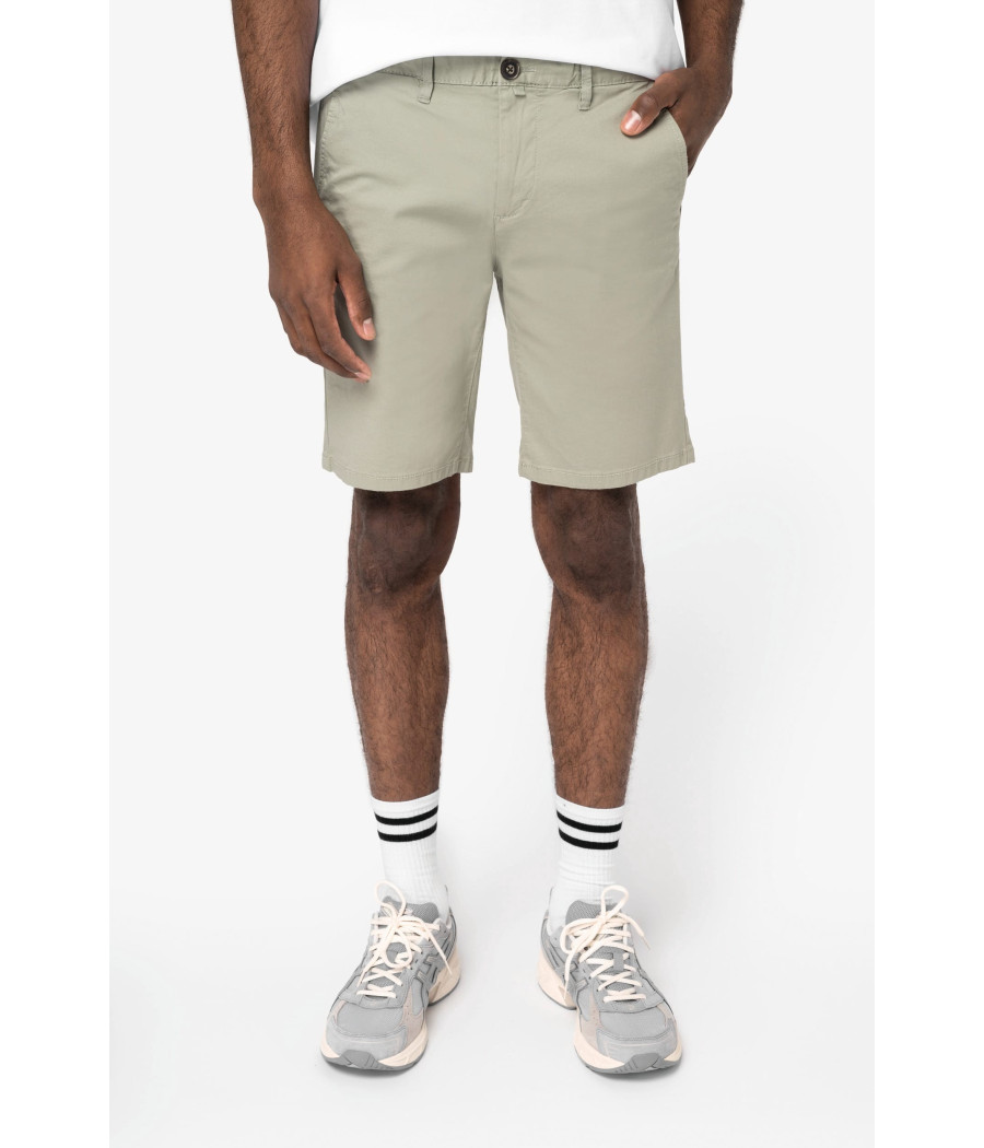 Bermuda chino écoresponsable homme