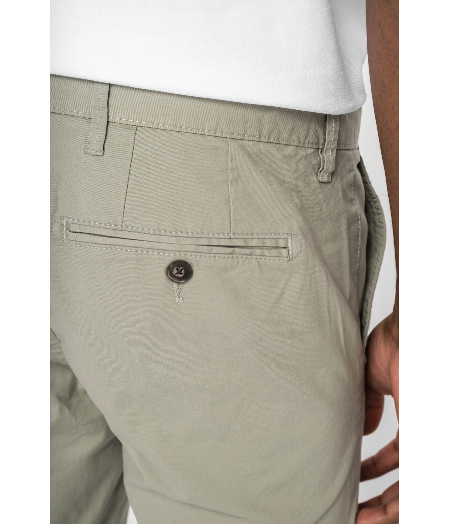 Bermuda chino écoresponsable homme