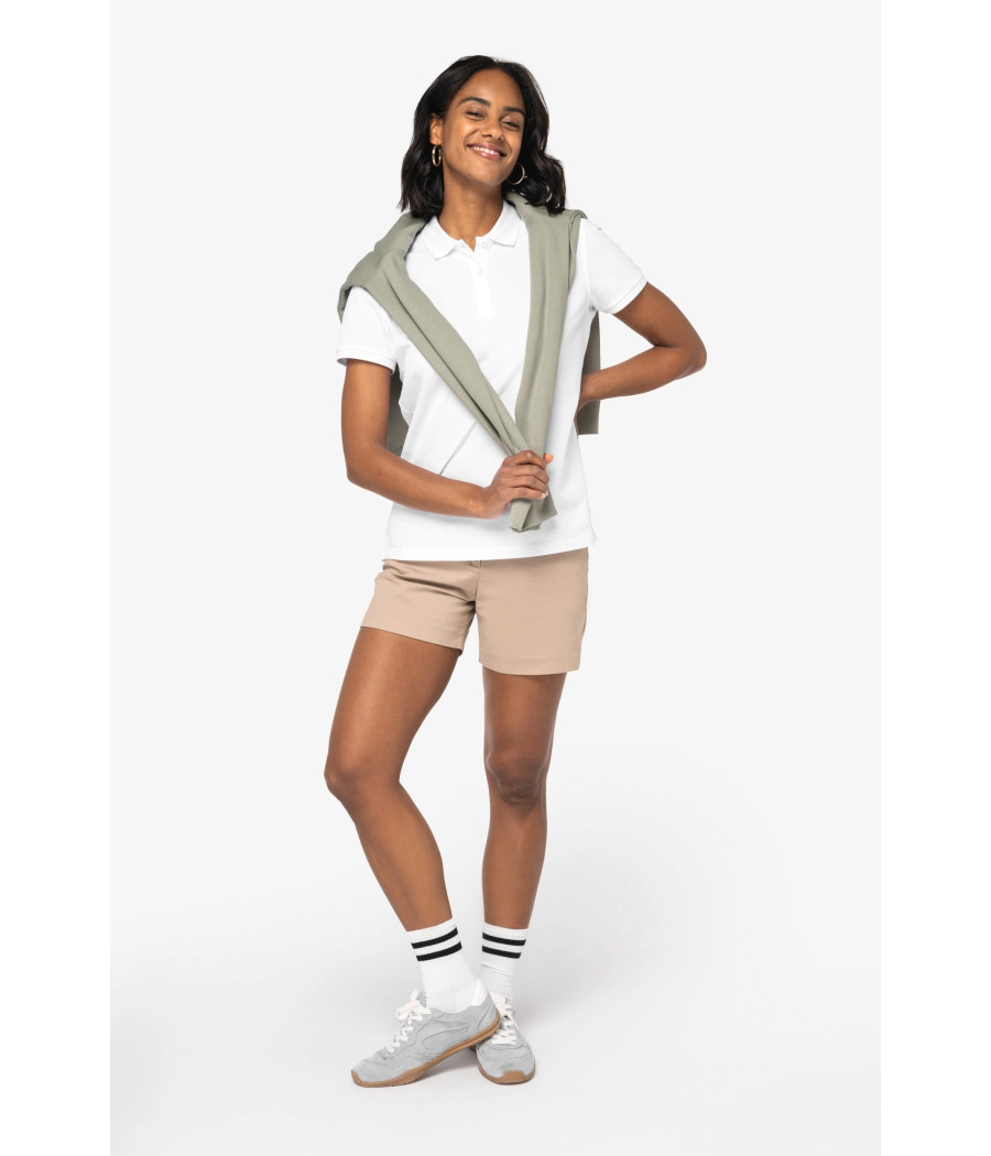 Bermuda chino écoresponsable femme