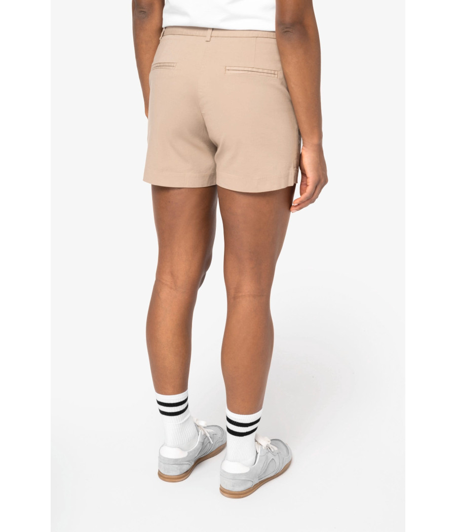 Bermuda chino écoresponsable femme