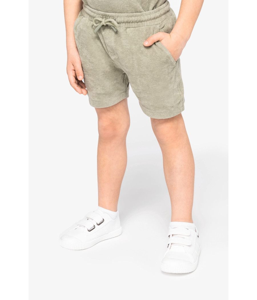 Short écoresponsable en éponge garçon