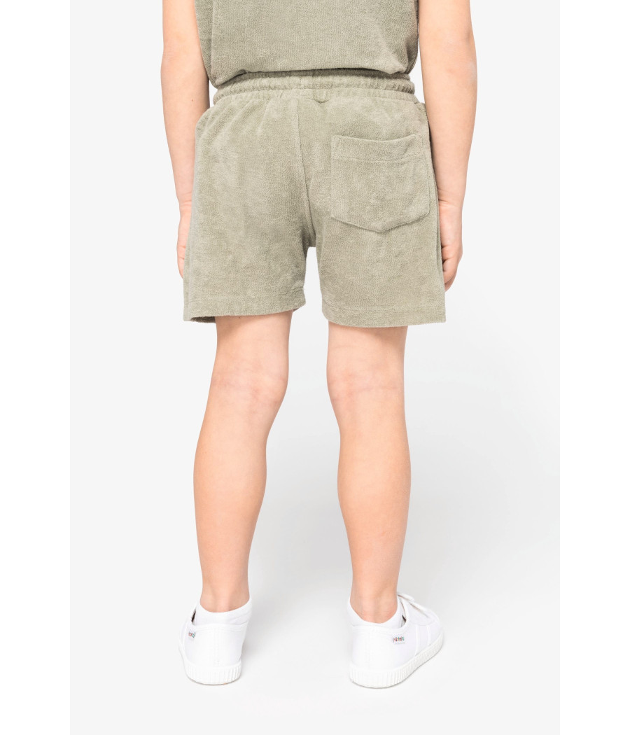 Short écoresponsable en éponge garçon