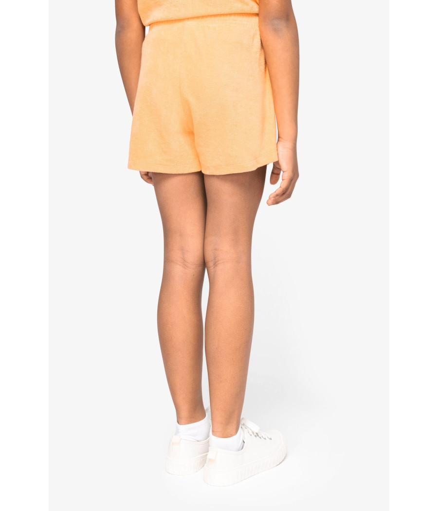 Short écoresponsable en éponge fille