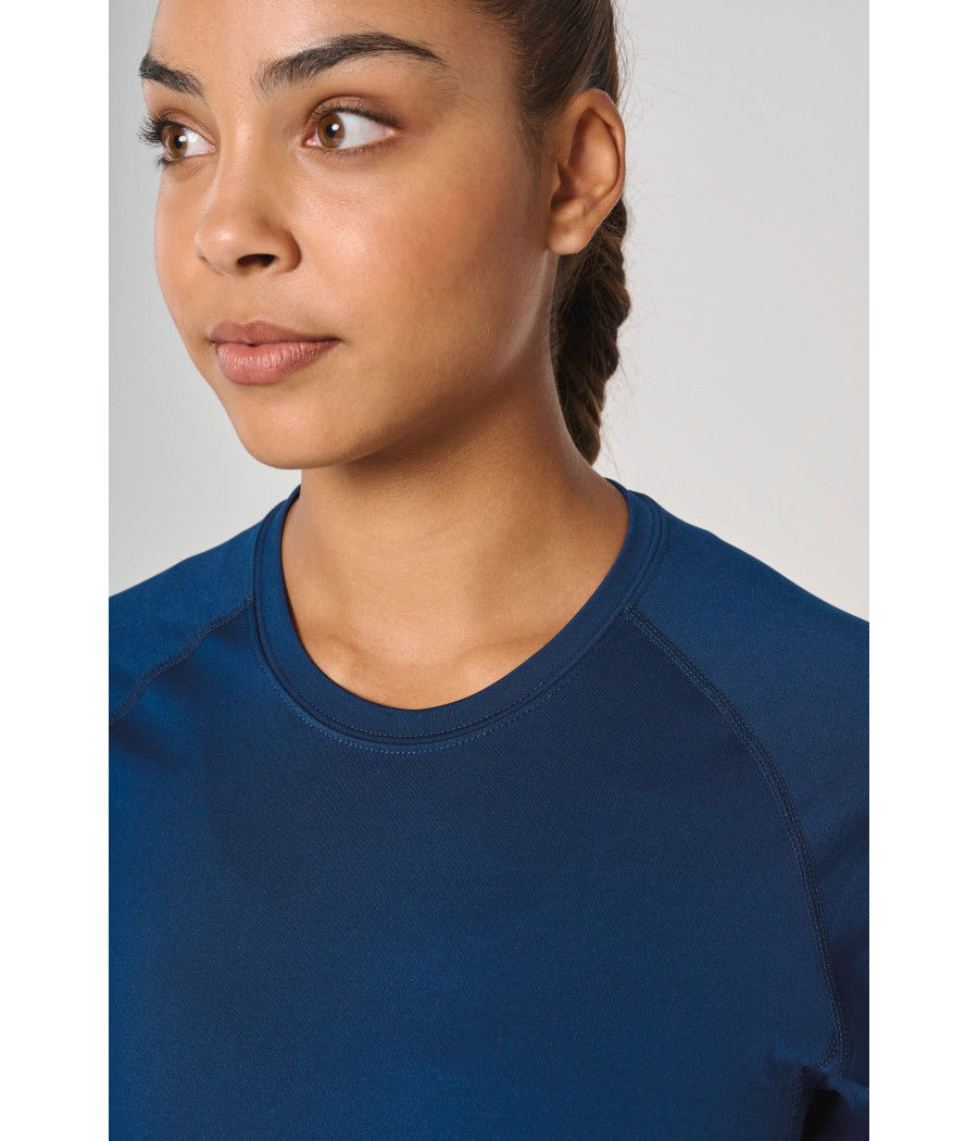 T-shirt double peau sport manches longues unisexe