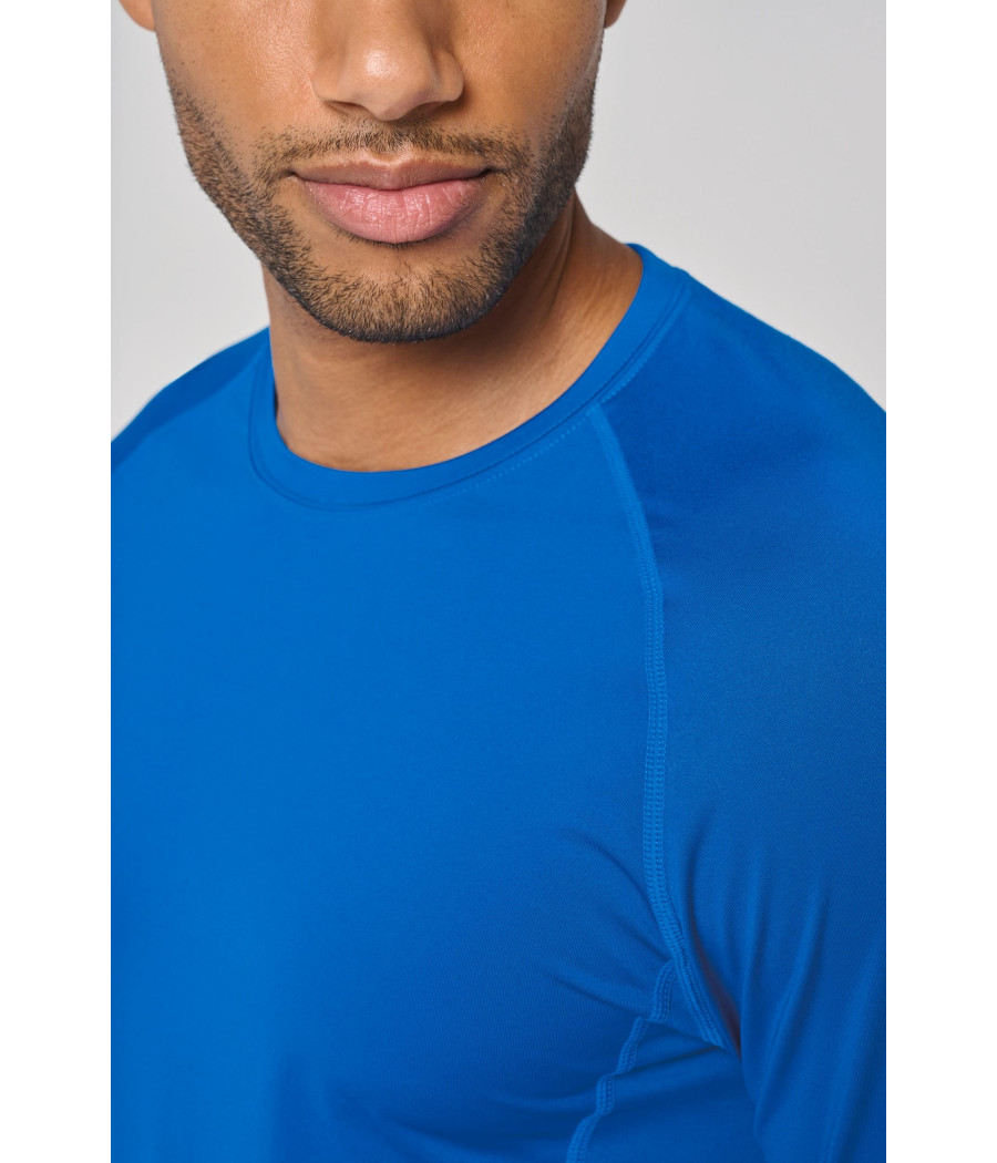 T-shirt double peau sport manches longues unisexe