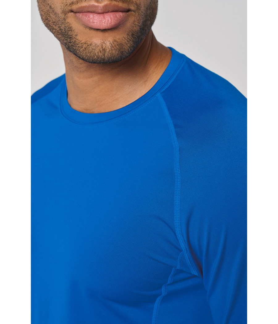 T-shirt double peau sport manches longues unisexe