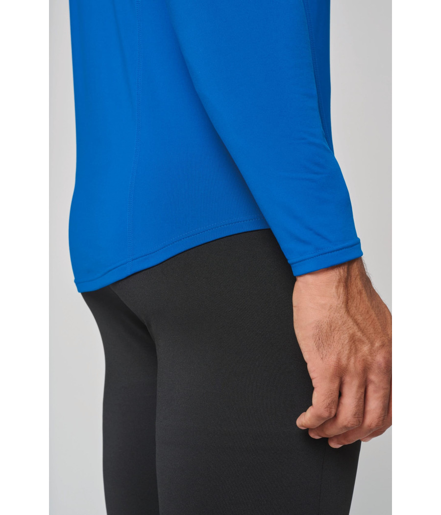 T-shirt double peau sport manches longues unisexe