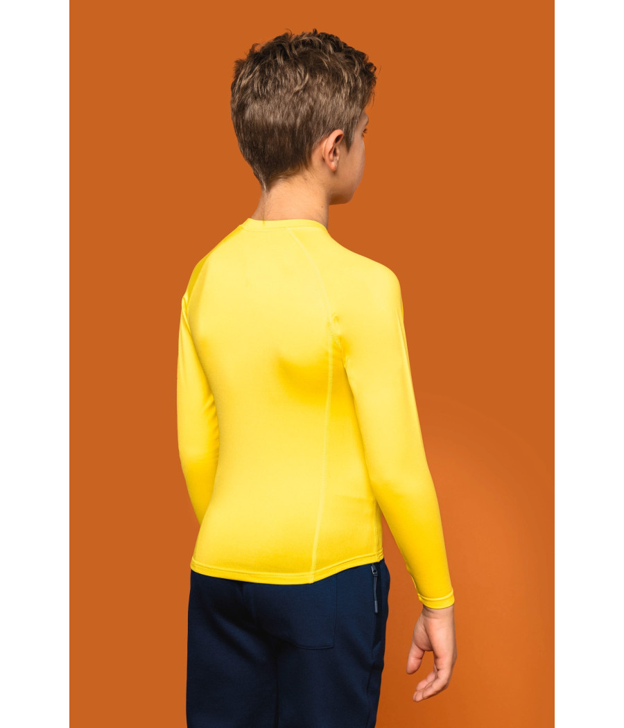 T-shirt double peau sport manches longues enfant